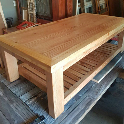 custom made furniture made from oregon wood 02
